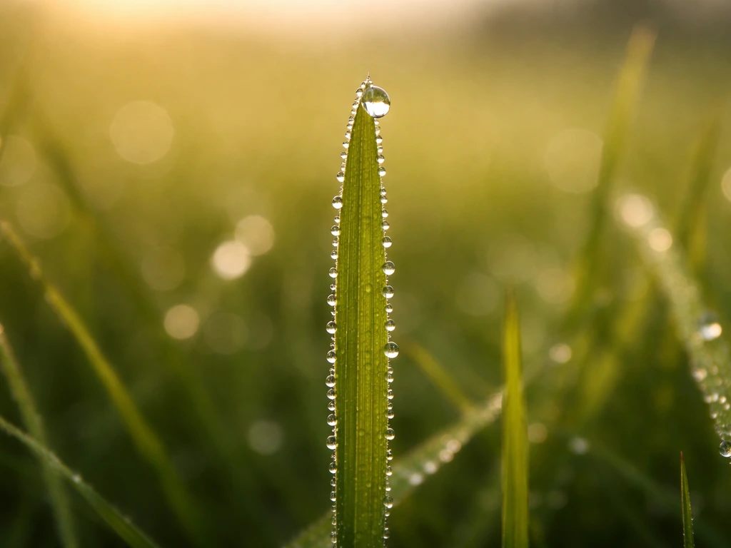 Photos de brin d’herbe genas : où trouver et droits, puis macro