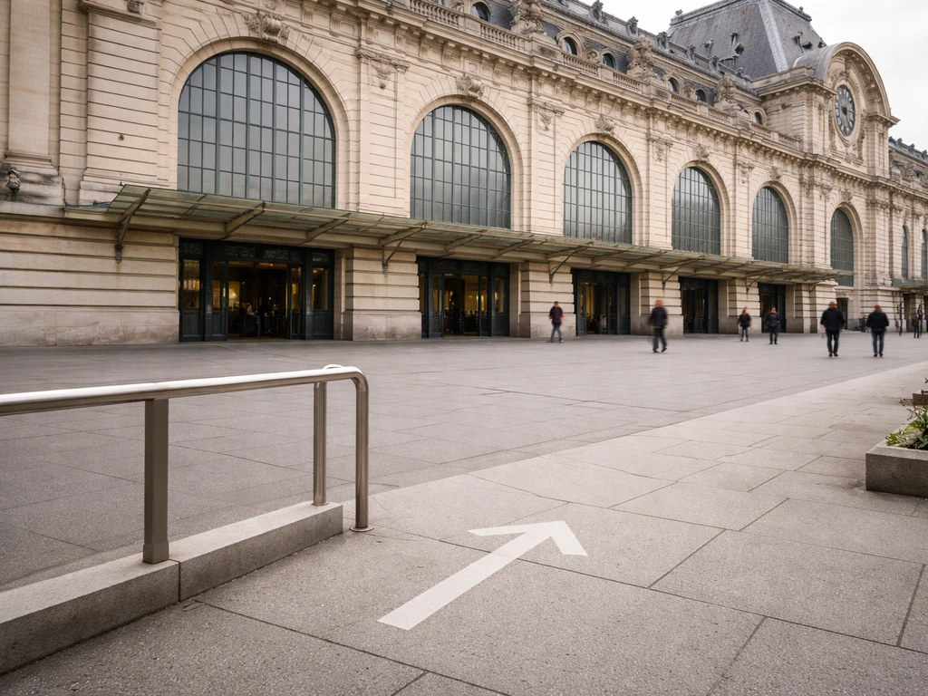 Façade du musée d’Orsay à Paris, entrée et environnement extérieur, idéal pour préparer une visite